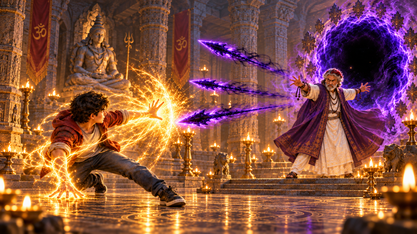 Magic Of Banaras - Arjun fighting Mr. Sharma Dark forces